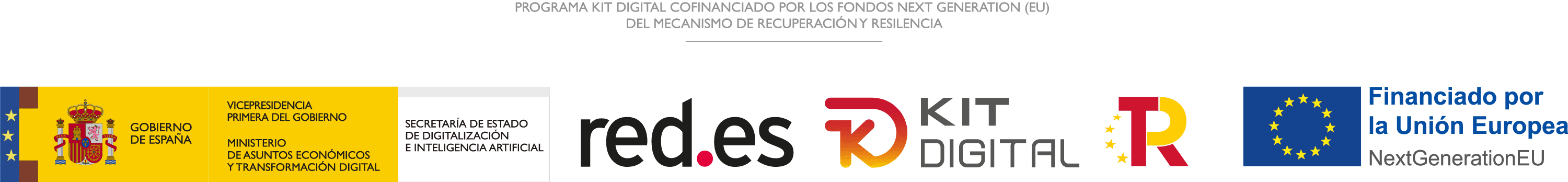 Programa KIT DIGITAL cofinanciado por los Fondos Next Generation EU