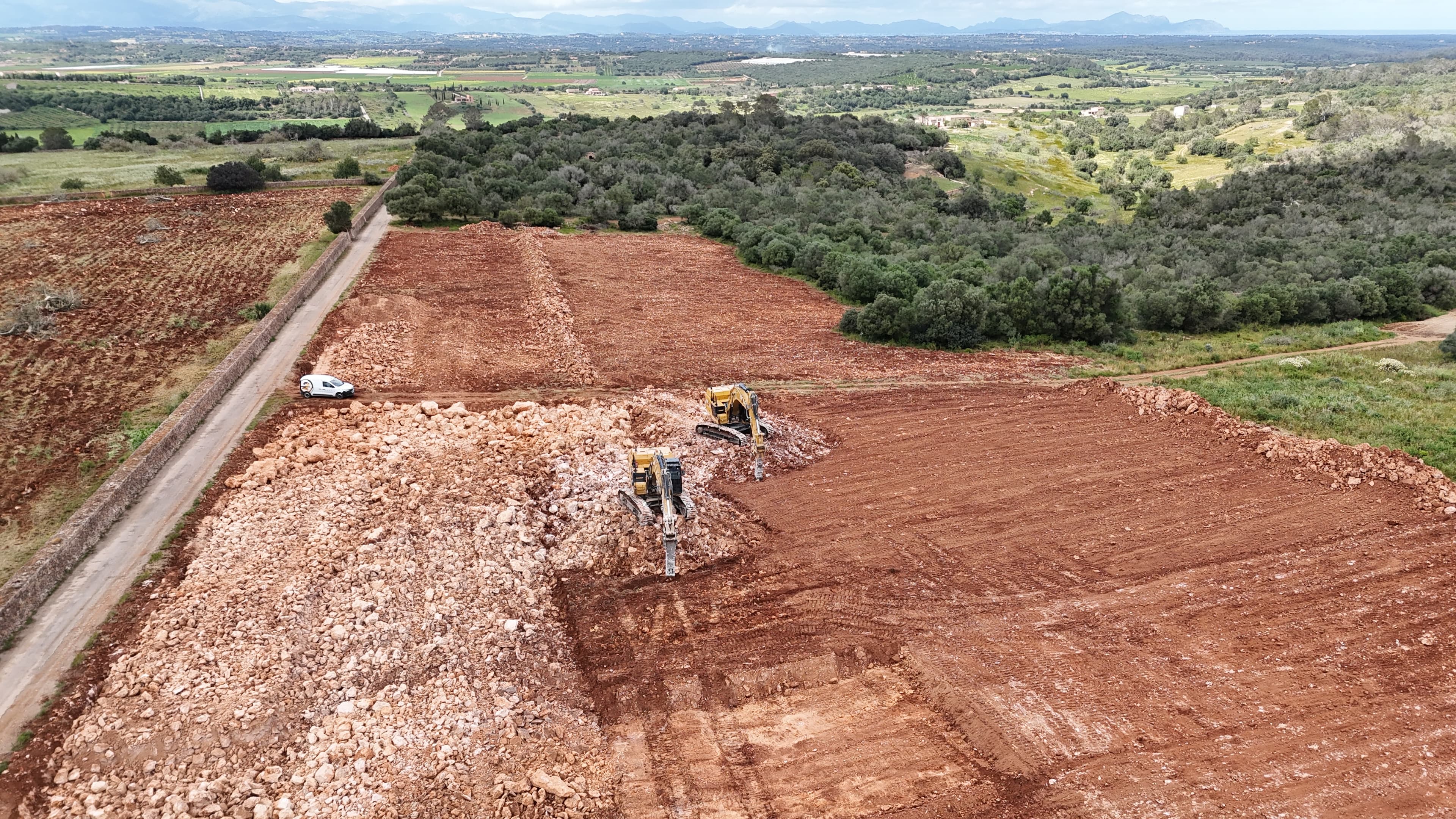PREPARACIÓ DE TERRENY PER A NOVA VINYA A SON RIBOTET miniatura 2